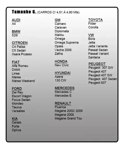 Imagem do produto Capa Pra Cobrir Carro Forrada Impermeável Tamanho P M G