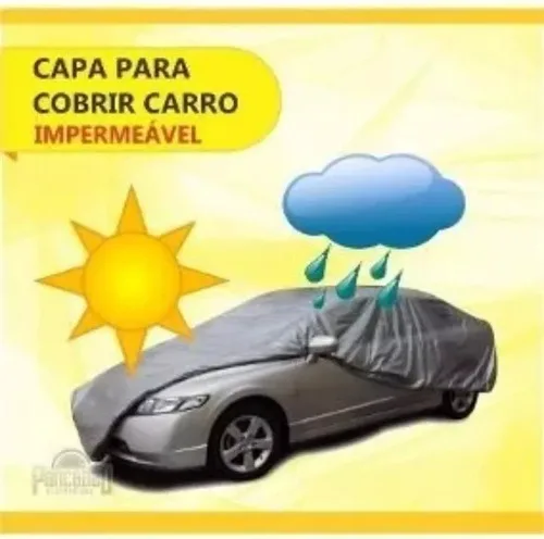 Imagem do produto Capa Pra Cobrir Carro Forrada Impermeável Tamanho P M G