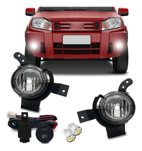 Kit Farol Milha Auxiliar Eco Sport 2008 09 10 11 Bt Mod Orig