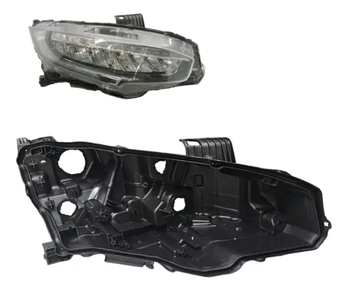 Carcaça Farol Civic 2017 2018 2019 2020 2021 Full Led